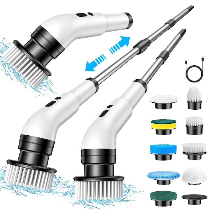 Perie Electrica Rotativa pentru Curatare Bucatarie, Baie, Pardoseala, Geamuri
