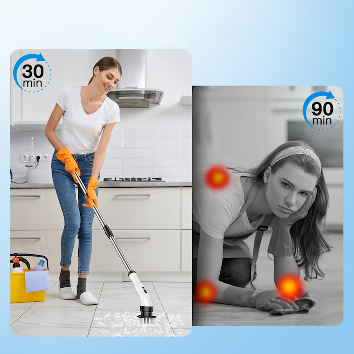 Perie Electrica Rotativa pentru Curatare Bucatarie, Baie, Pardoseala, Geamuri
