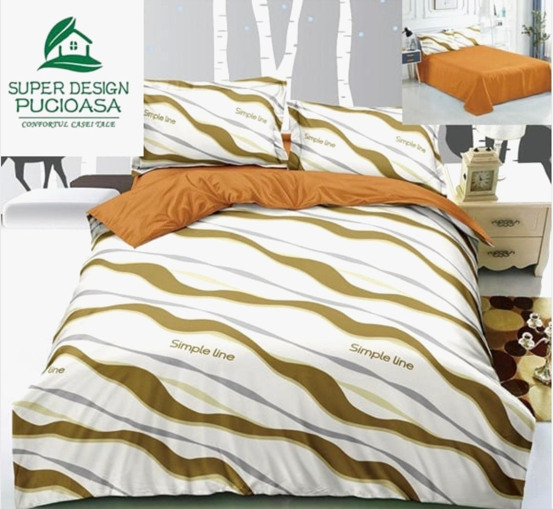 Lenjerii finet 4 piese ,diferite modele 230x250 cm